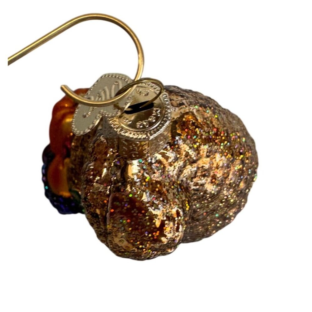 Old World Christmas Glitter Cornucopia Horn Of Plenty Ornament Box Tag 4.5" - Picture 8 of 9